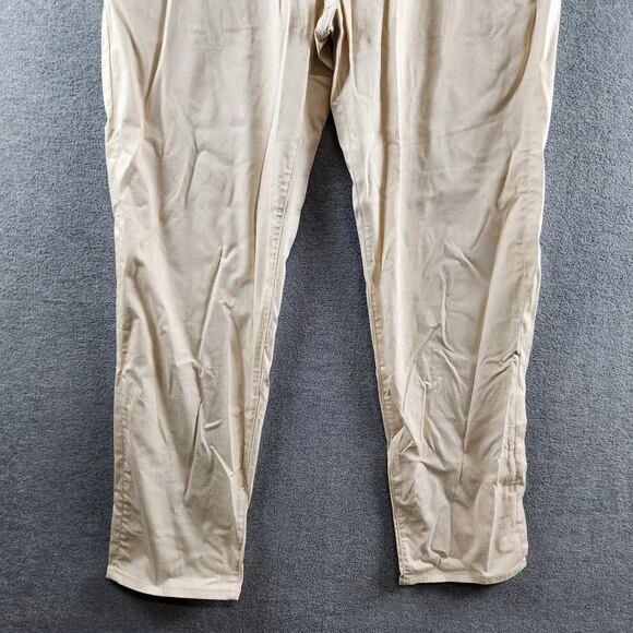 Rag & Bone Standard Chino Pants Men's 36 Sand Side Pockets Button Zip Closure